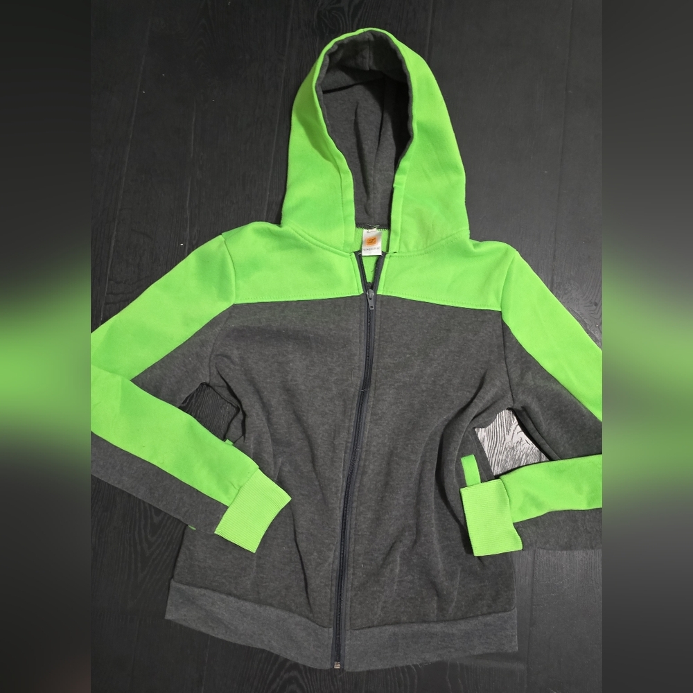 Xtraordinary Lime Green and Charcoal Jacket